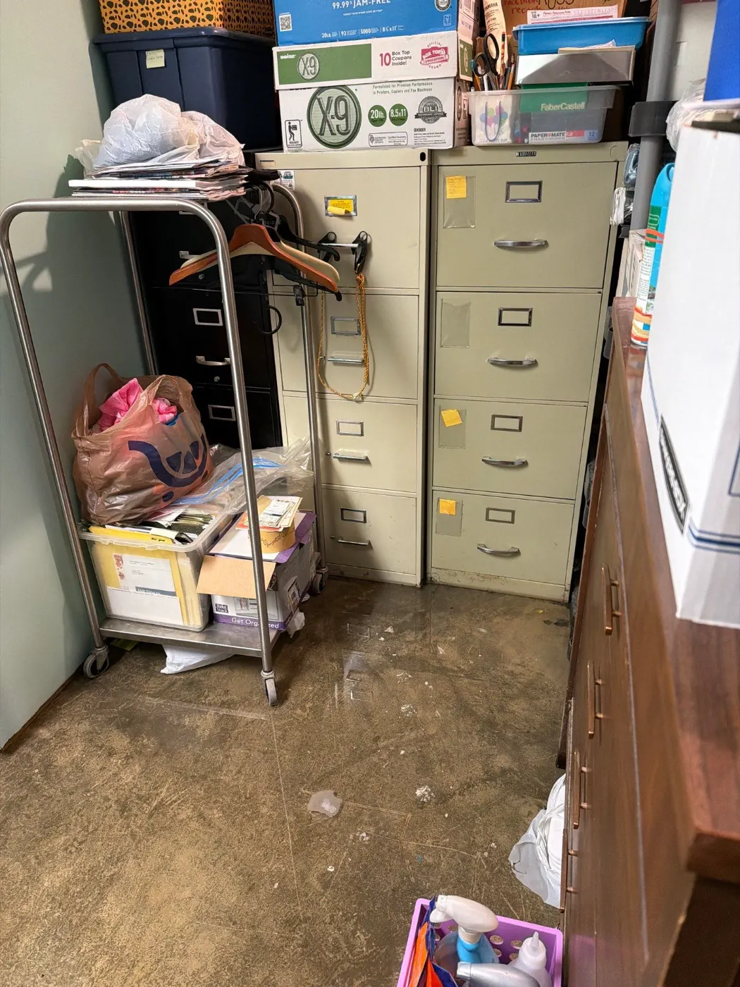 After-hours dry-out at Sycamore Springs commercial property