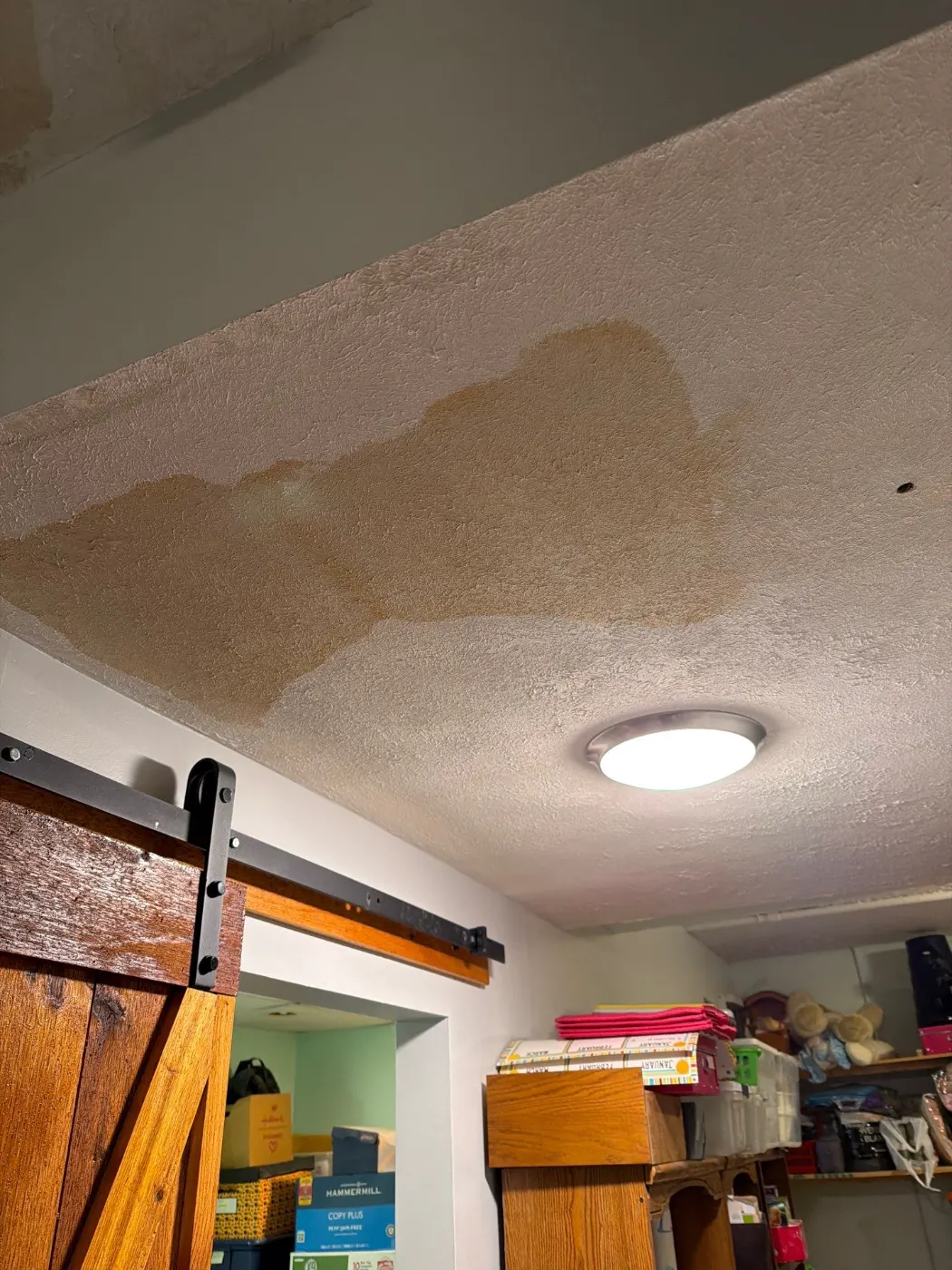 Certified restoration crew at work on Sycamore Springs residence